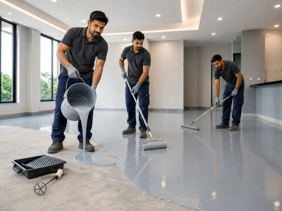 Epoxy Flooring by Hand Systems in Delhi NCR