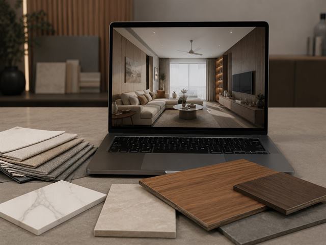 3D render interior design by Buildtect in Delhi NCR, view 2