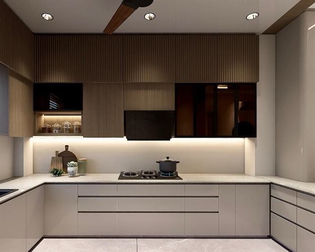 Kitchen and bathroom interior design by Buildtect in Delhi NCR, view 6