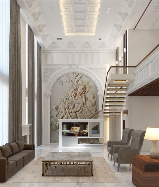 Living room interior design by Buildtect in Delhi NCR, view 4
