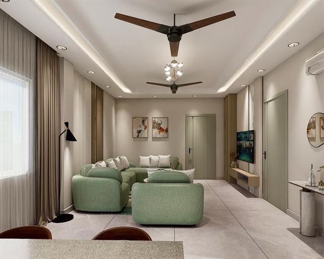 Living room interior design by Buildtect in Delhi NCR, view 9