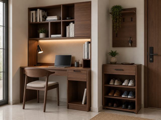 Modular wardrobe interior design by Buildtect in Delhi NCR, view 4