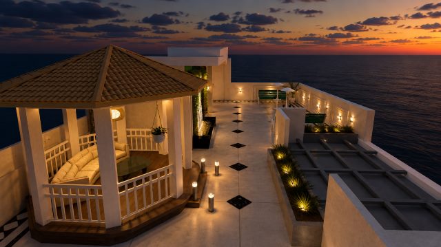 Terrace and balcony interior design by Buildtect in Delhi NCR, view 6
