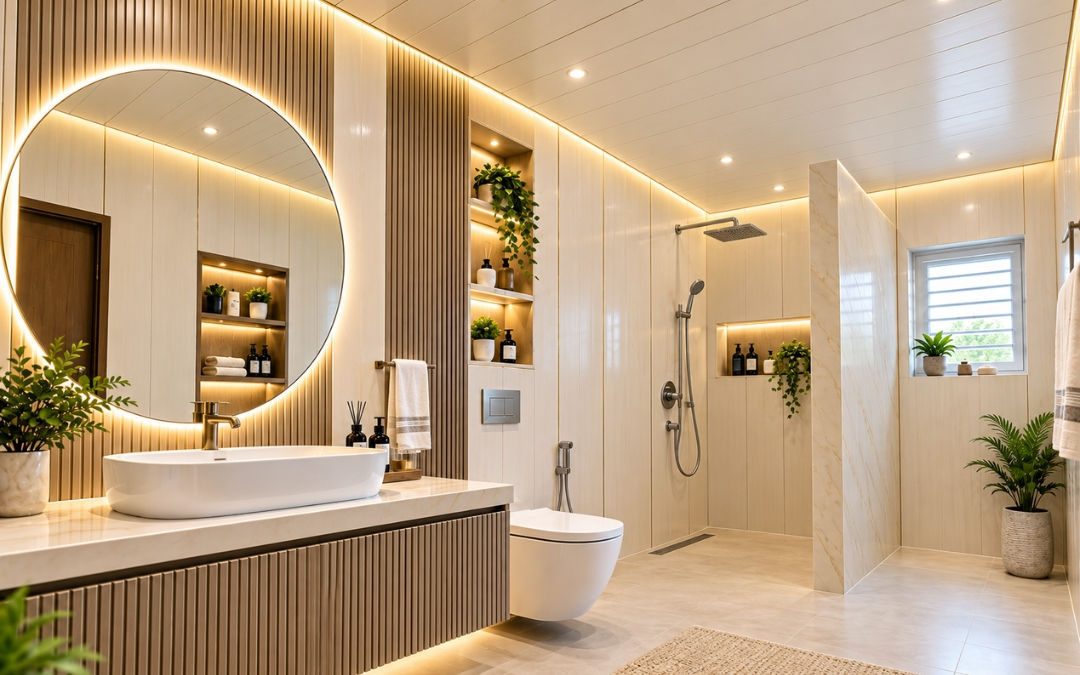 PVC Bathroom Panels by Buildtect in Delhi NCR