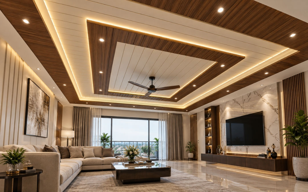 PVC Ceiling Panels by Buildtect in Delhi NCR