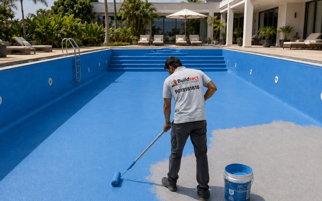 Swimming Pool Waterproofing by Buildtect in Gurugram